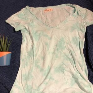 HOLLISTER BLUE SCOOP NECK
